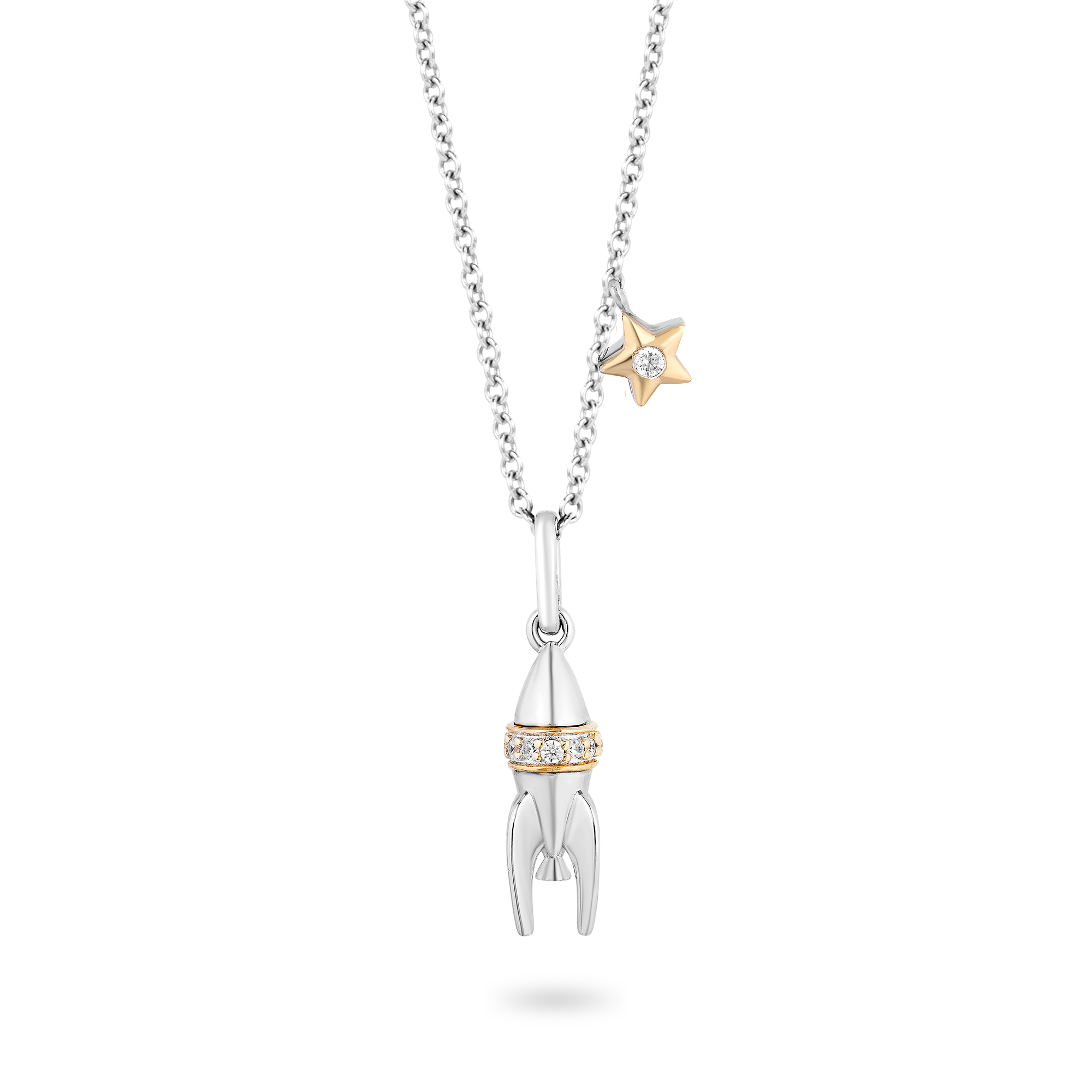 Diamond rocket pendant Clearance