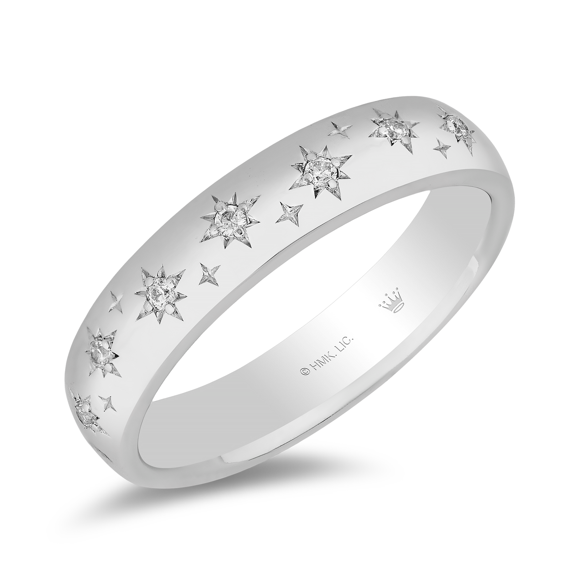 Sterling silver diamond eternity band Clearance