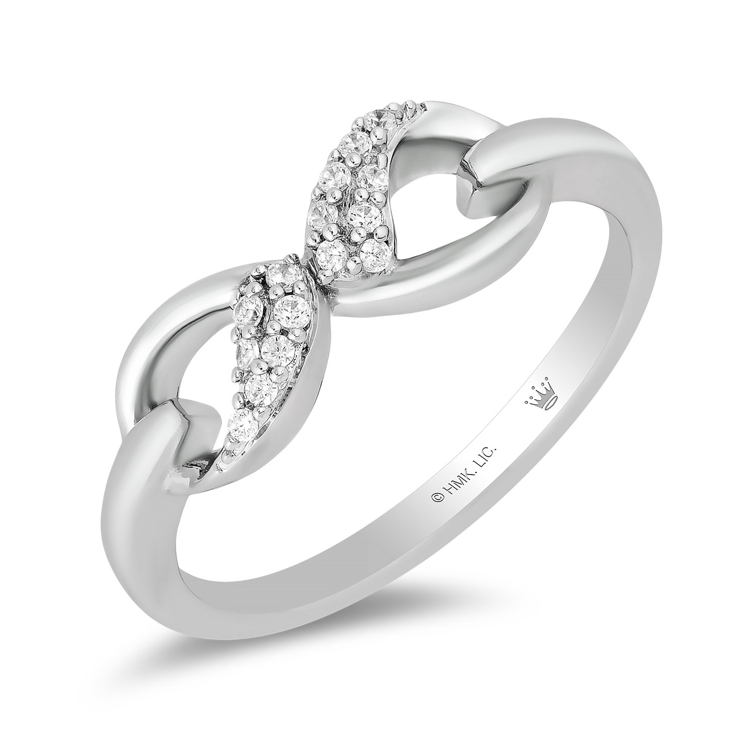 Sterling silver infinity ring deals