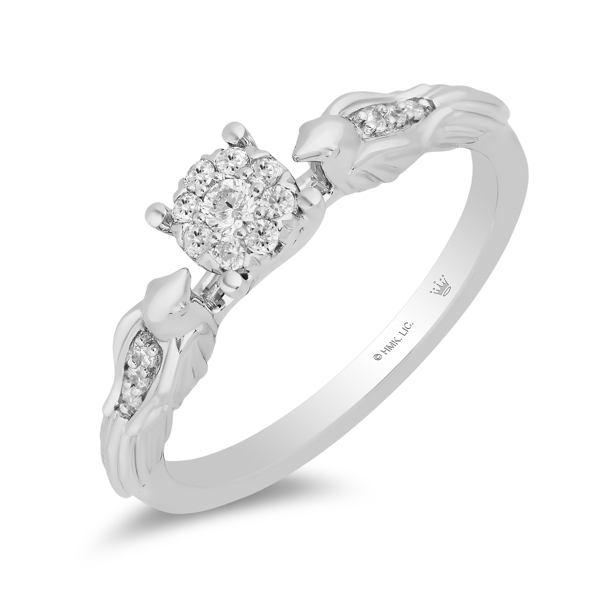 Engagement ring 2025 inside promise ring