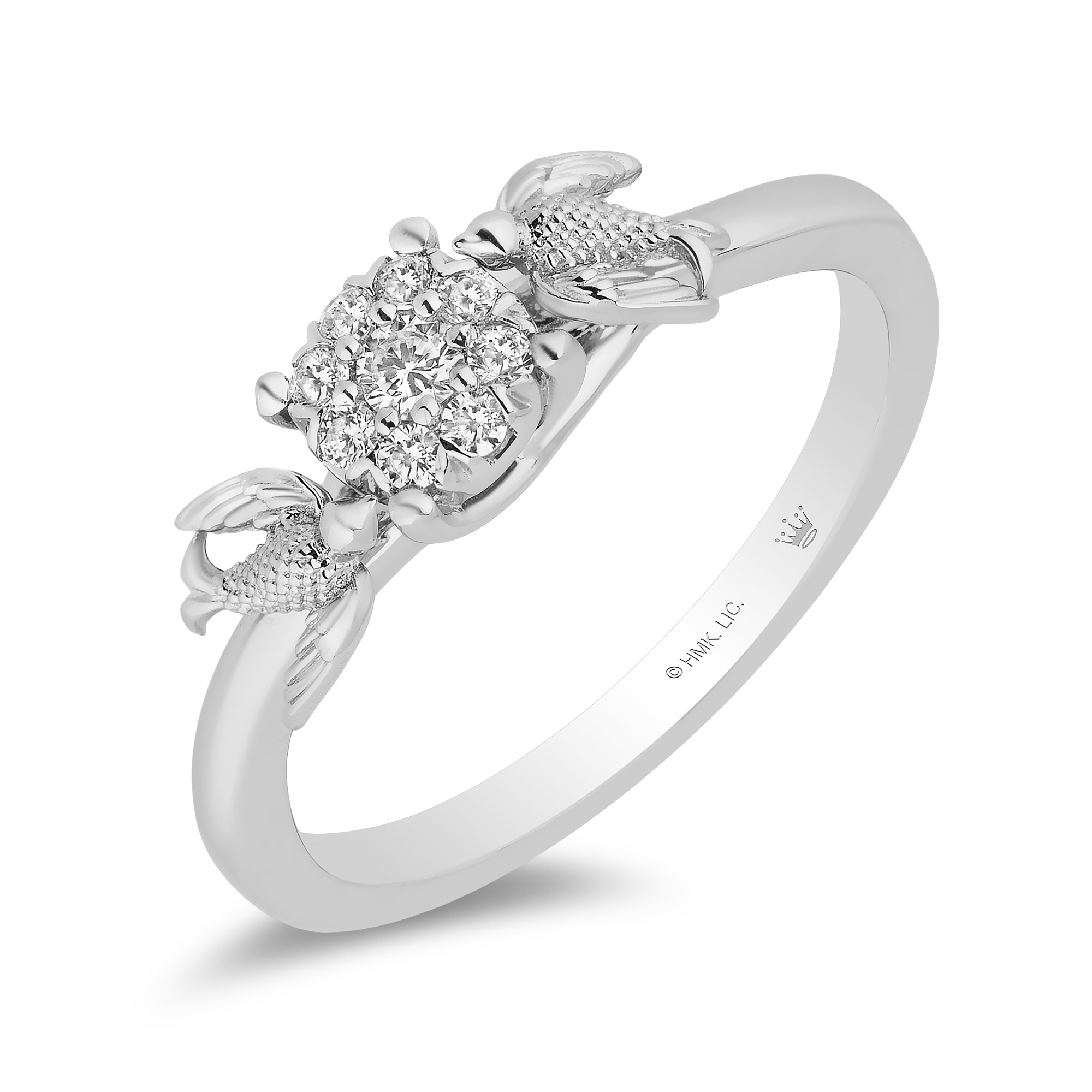 Hallmark Fine Jewelry Antique Style Swallow Diamond Promise Ring in St
