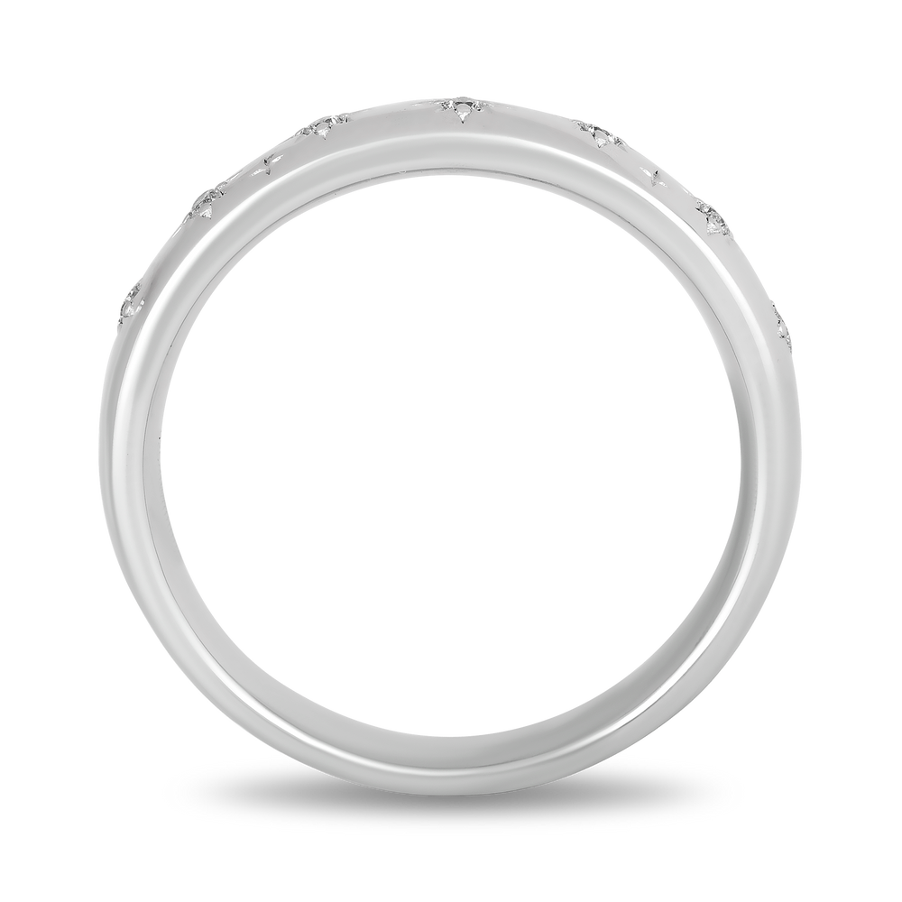 Hallmark Fine Jewelry Eternity Band Diamond Ring in Sterling Silver View 1