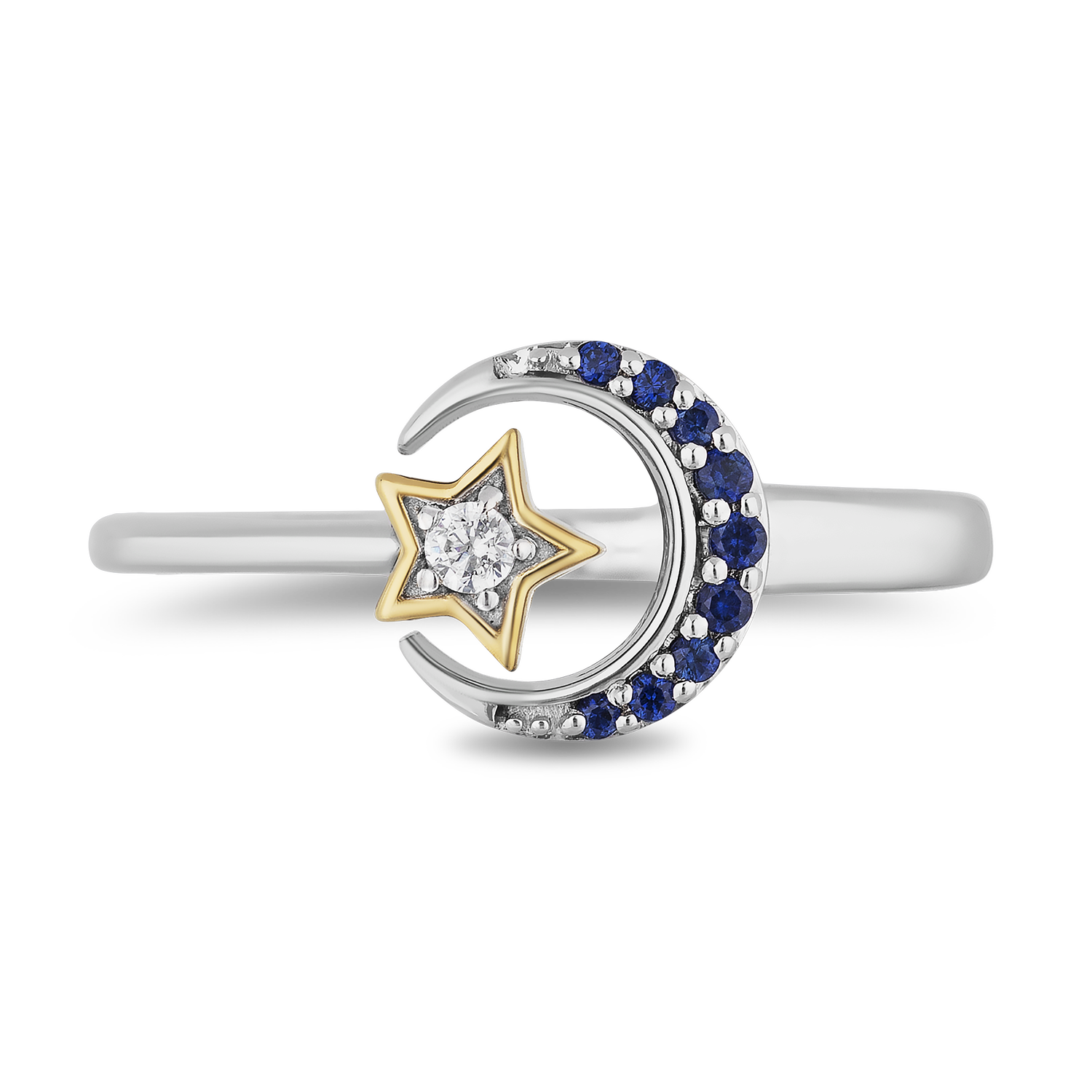 Hallmark Fine Jewelry Midnight Sky Crescent Moon Ring in Hallmark Fine Jewelry Midnight Sky Crescent Moon Ring in