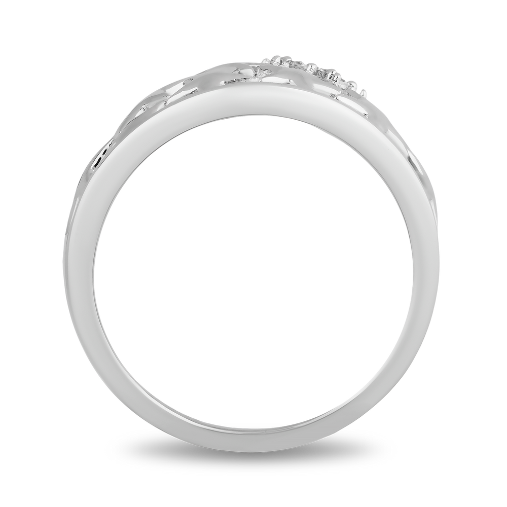 Hallmark Fine Jewelry Star Struck Ring in Sterling Silver with Diamonds