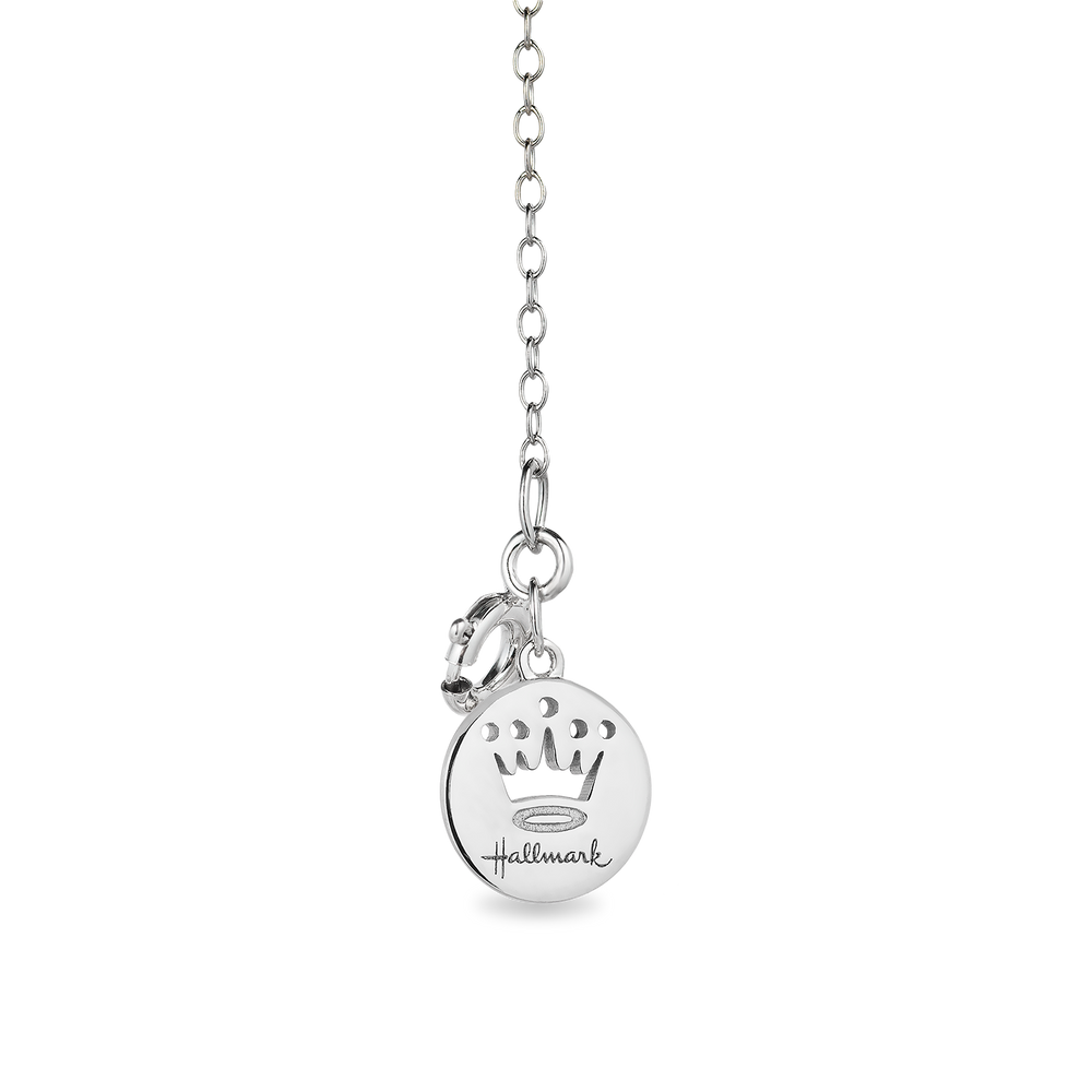 Hallmark Fine Jewelry Heart To Heart Sterling Silver Necklace with Diamonds