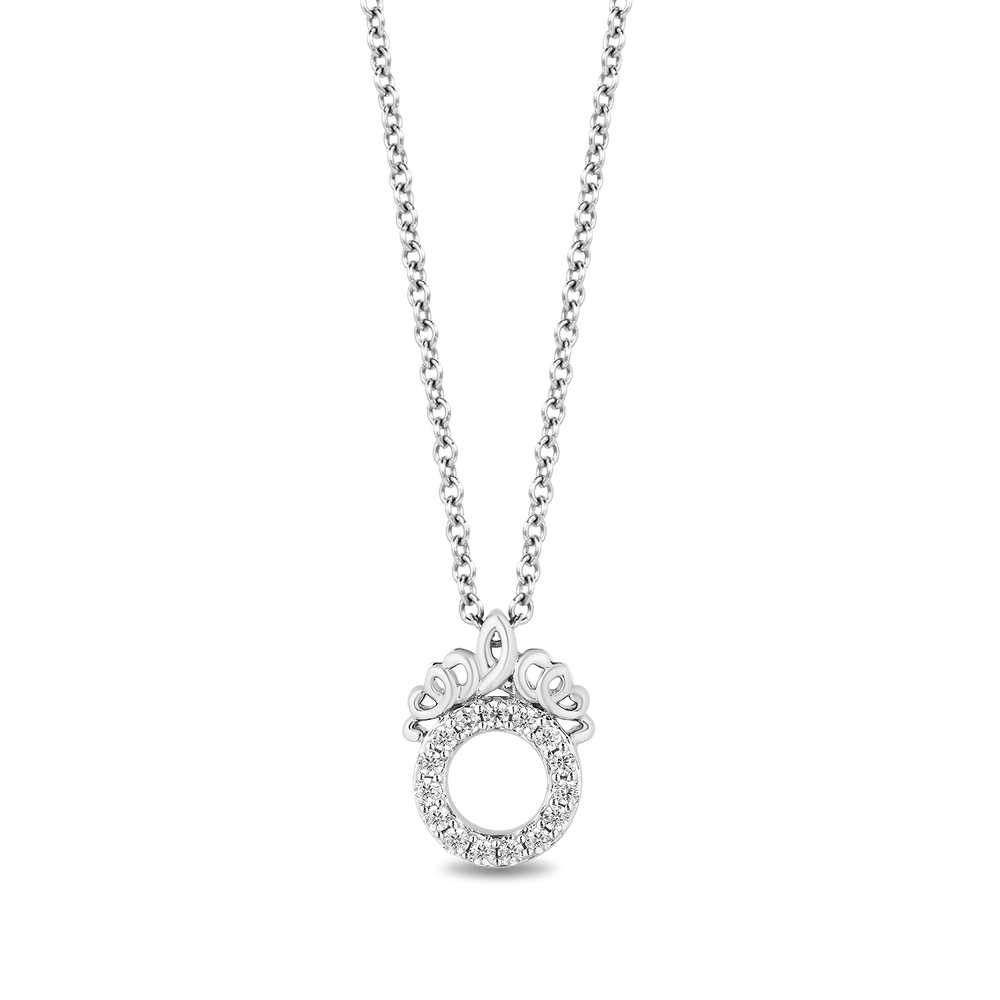 Hallmark Fine Jewelry Diamond Eternity Pendant in Sterling Silver