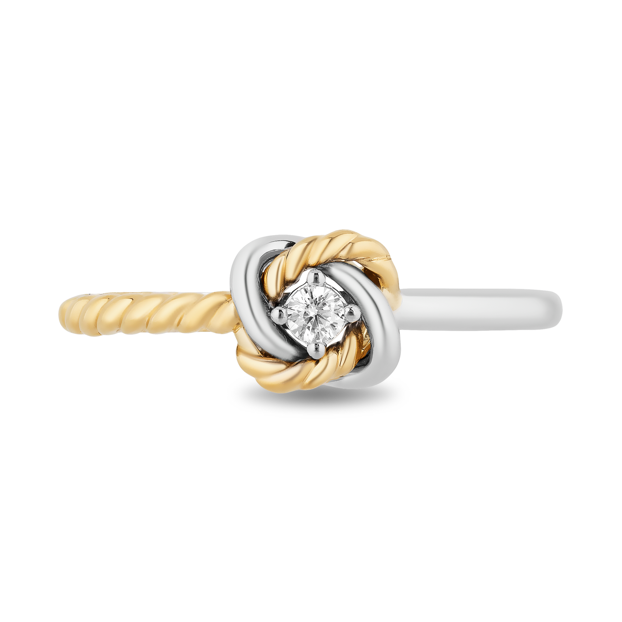 Hallmark Fine Jewelry Diamond Love Knot Promise Ring in Sterling Silve