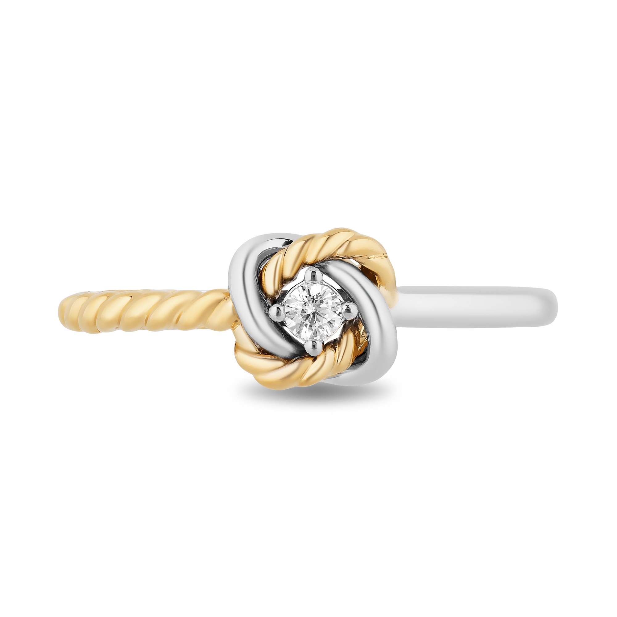 Diamond knot promise ring Clearance