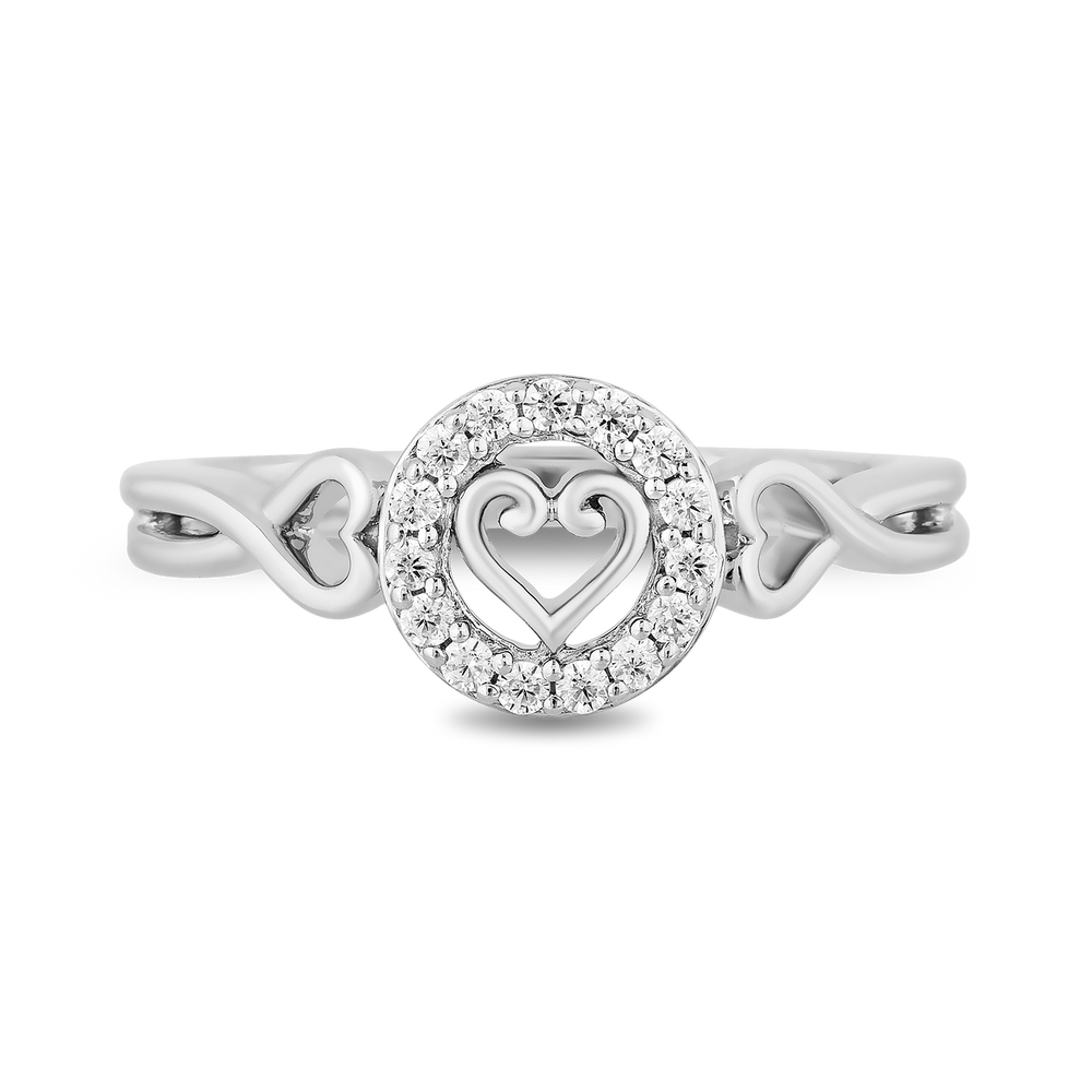 Hallmark Fine Jewelry In Your Heart Ring in Sterling Silver with Diamonds