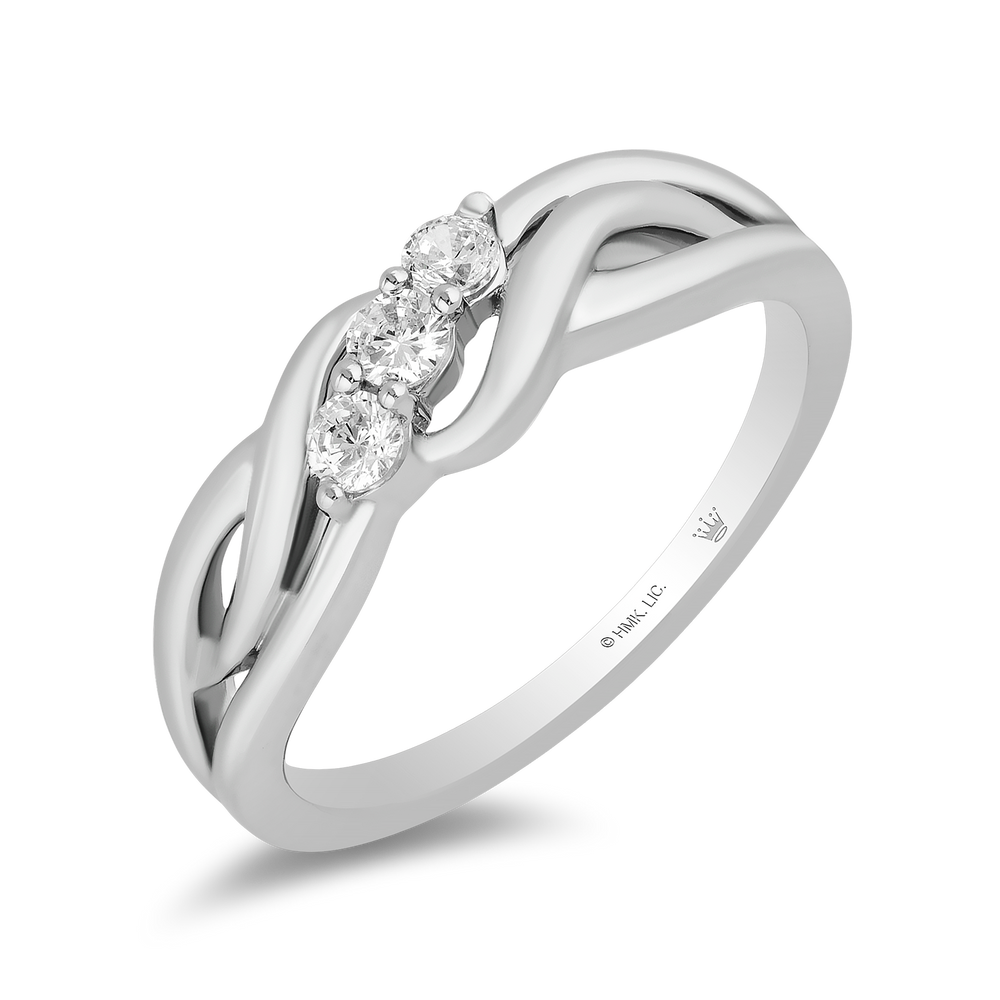 Hallmark Fine Jewelry Eternal Connection Promise Ring in Sterling Silver with Diamonds