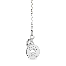 Load image into Gallery viewer, Hallmark Fine Jewelry Lacy Cross Pendant in Sterling Silver with Diamonds
