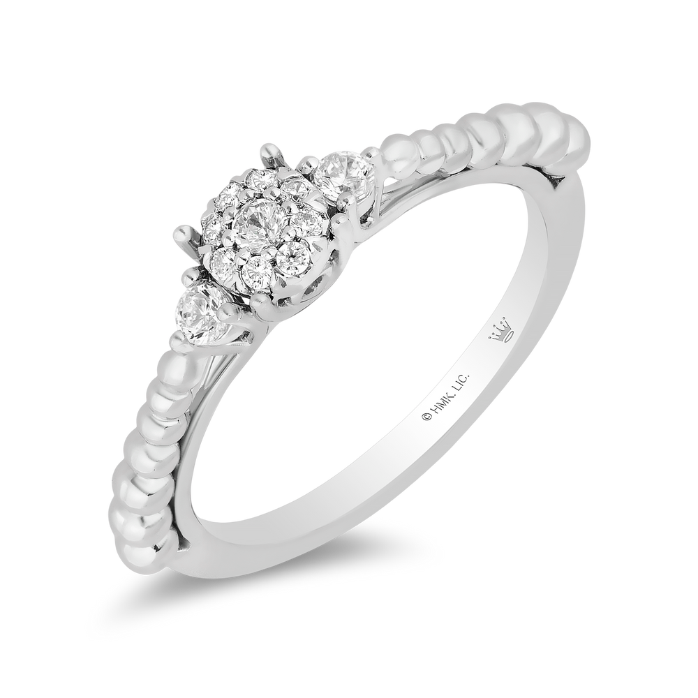 Hallmark Fine Jewelry Trio Promise Ring in Sterling Silver