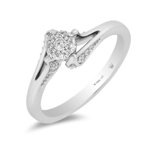 Load image into Gallery viewer, Hallmark Fine Jewelry Minimalist Diamond Promise Ring in Sterling Silver
