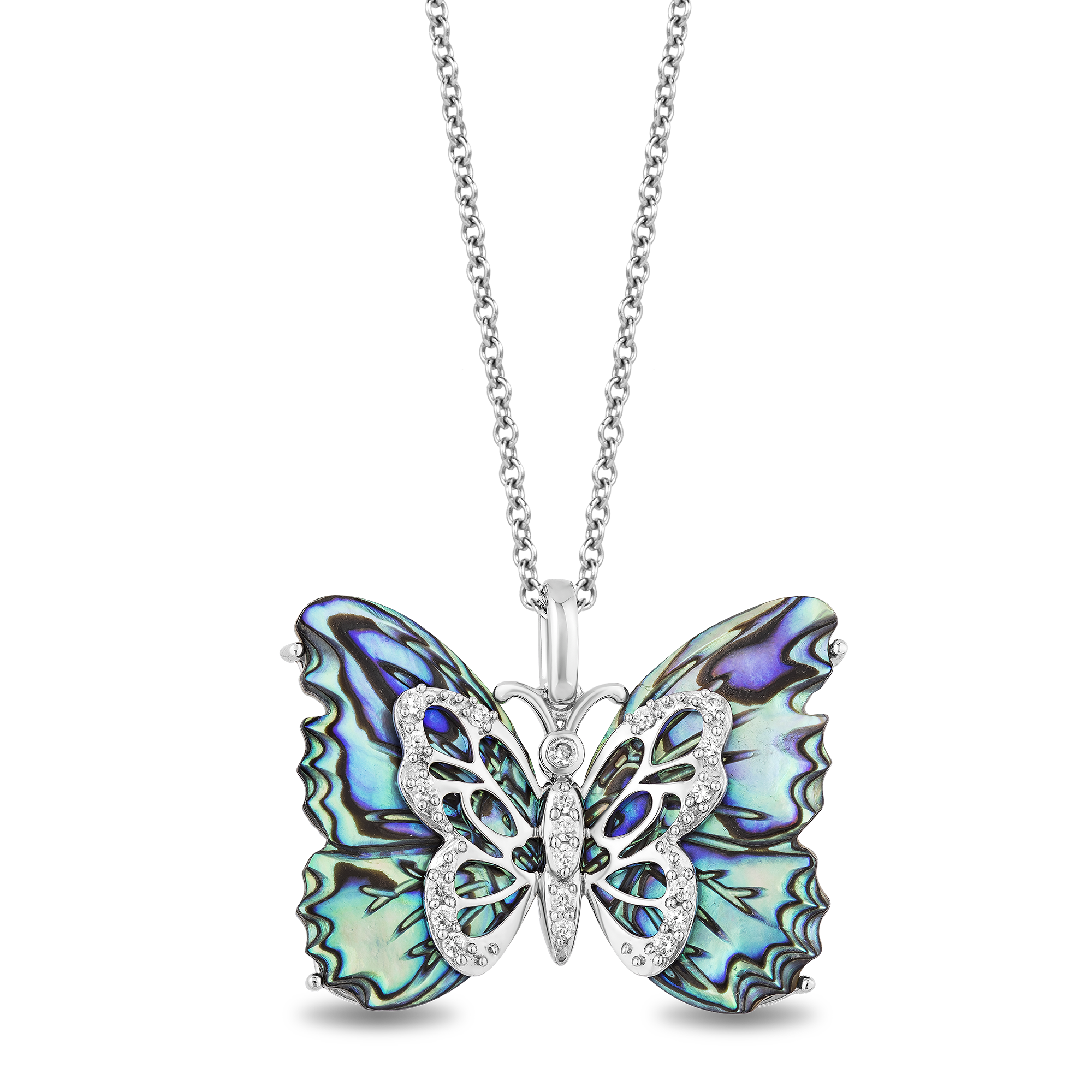 Fashion Blue Butterfly Necklace For Women Korean Vintage Metal Butterflies  Pendant Necklaces Girls Jewelry Gift Dropshipping