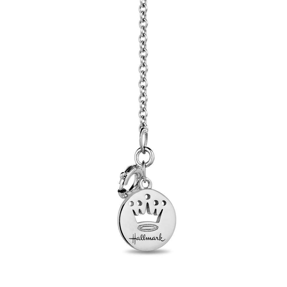 Hallmark Fine Jewelry Sterling Silver and 14K Rose Gold Created Ruby Crab Necklace