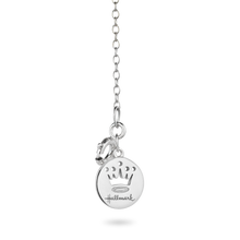 Load image into Gallery viewer, Hallmark Fine Jewelry Graceful Swirl Diamond Pendant in Sterling Silver Diamonds View 1
