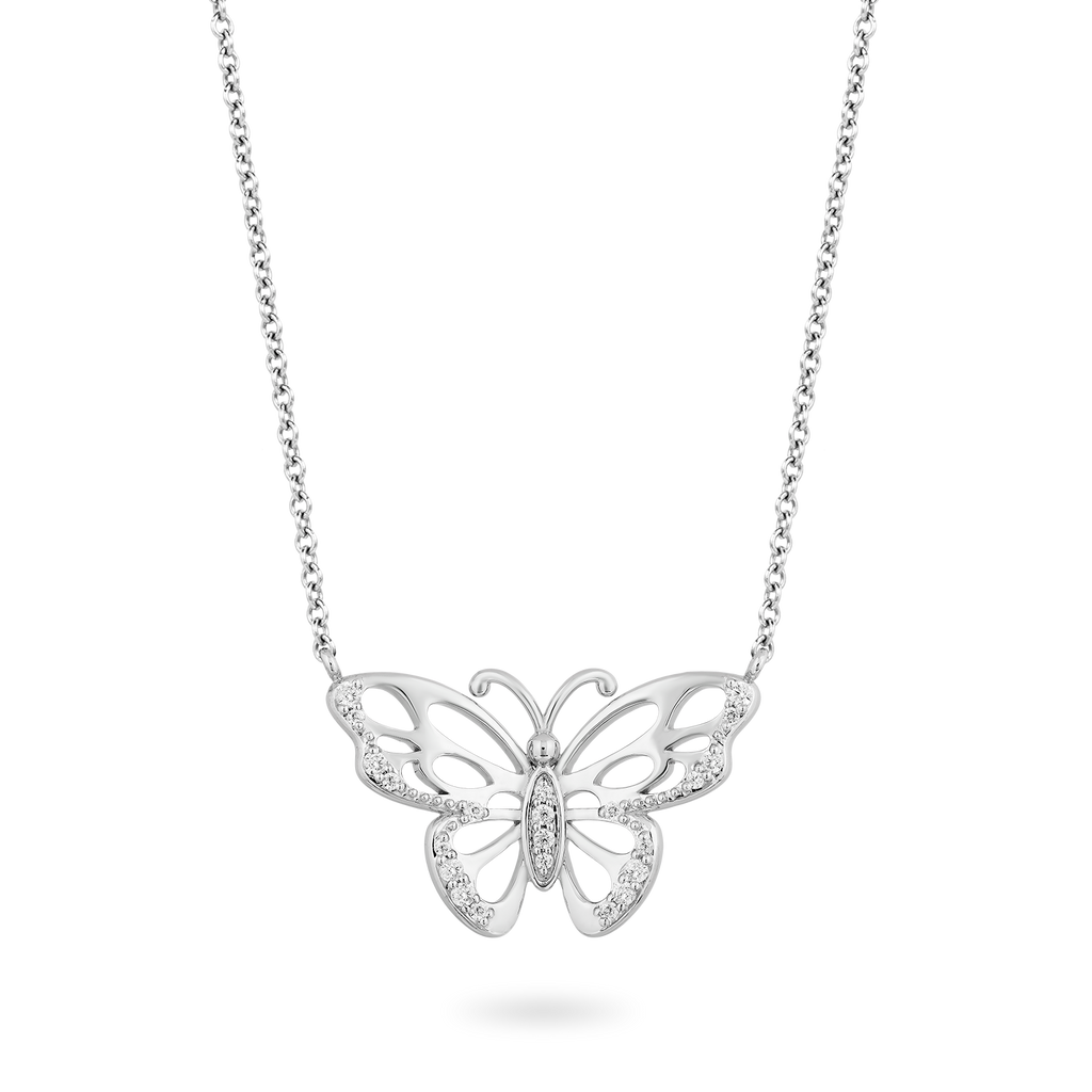 1/2 Ct Chocolate and White Simulated Diamond Butterfly retailer Pendant Necklace in 925 Sterling Silver Minimalist Charm Necklace Wedding Necklaces