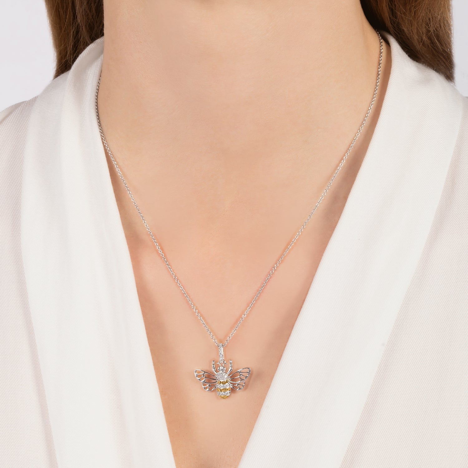 Sterling Silver Bee Necklace By Sophie Jones Jewellery |  notonthehighstreet.com