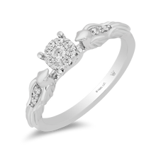 Load image into Gallery viewer, Hallmark Fine Jewelry Lovebird Diamond Promise Ring in Sterling Silver
